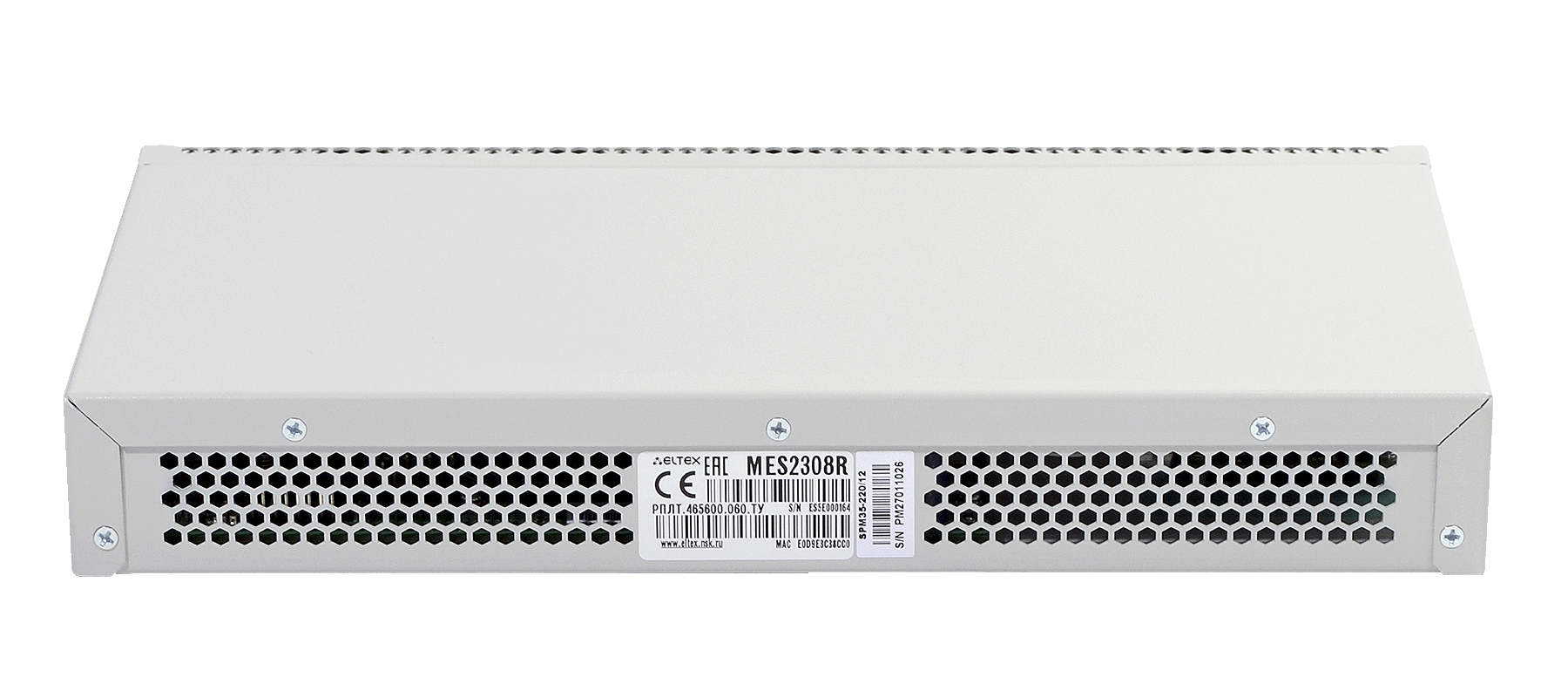 Ethernet-коммутатор MES2308R, 8 портов 10/100/1000 Base-T, 2 комбо-порта 10/100/1000 Base-T/100/1000 Base-X (SFP), L3, 220V AC